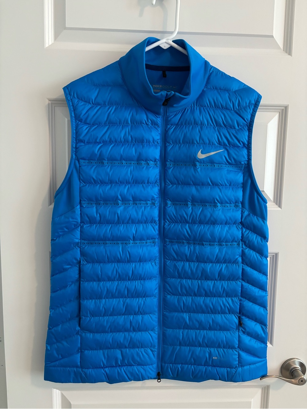 Blue Nike Golf Puffer Vest L
